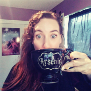 Bethany Maines drinks from an arsenic mug