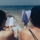 reading on the beach