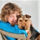 Eva Shaw, P.h.D with her dog