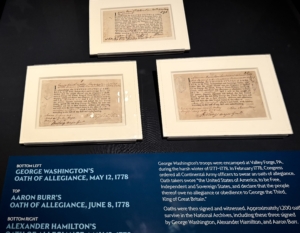 Oaths of Allegiance to King George