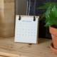 calendar and plant